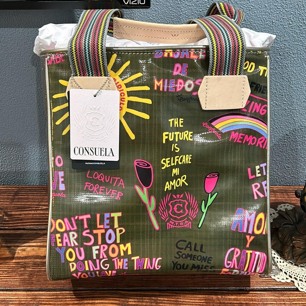NWT Consuela Olive Classic Tote